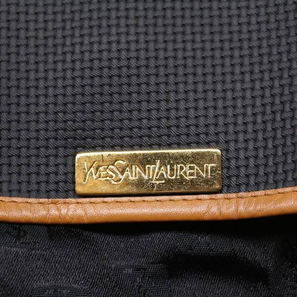 SAINT LAURENT Shoulder Bag PVC Leather Black Auth am4843 - Picture 11 of 16